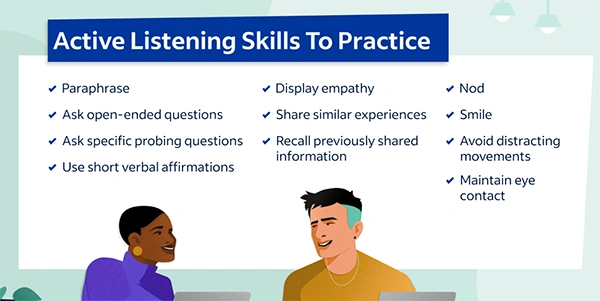  Active Listening Skills to Practice